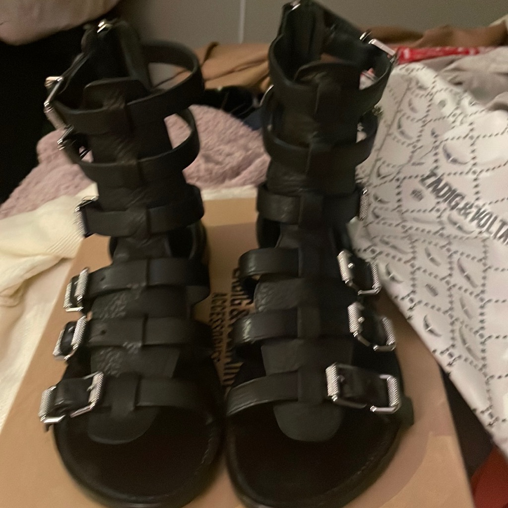 Zadig & Voltaire Gladiator Strap Sandals